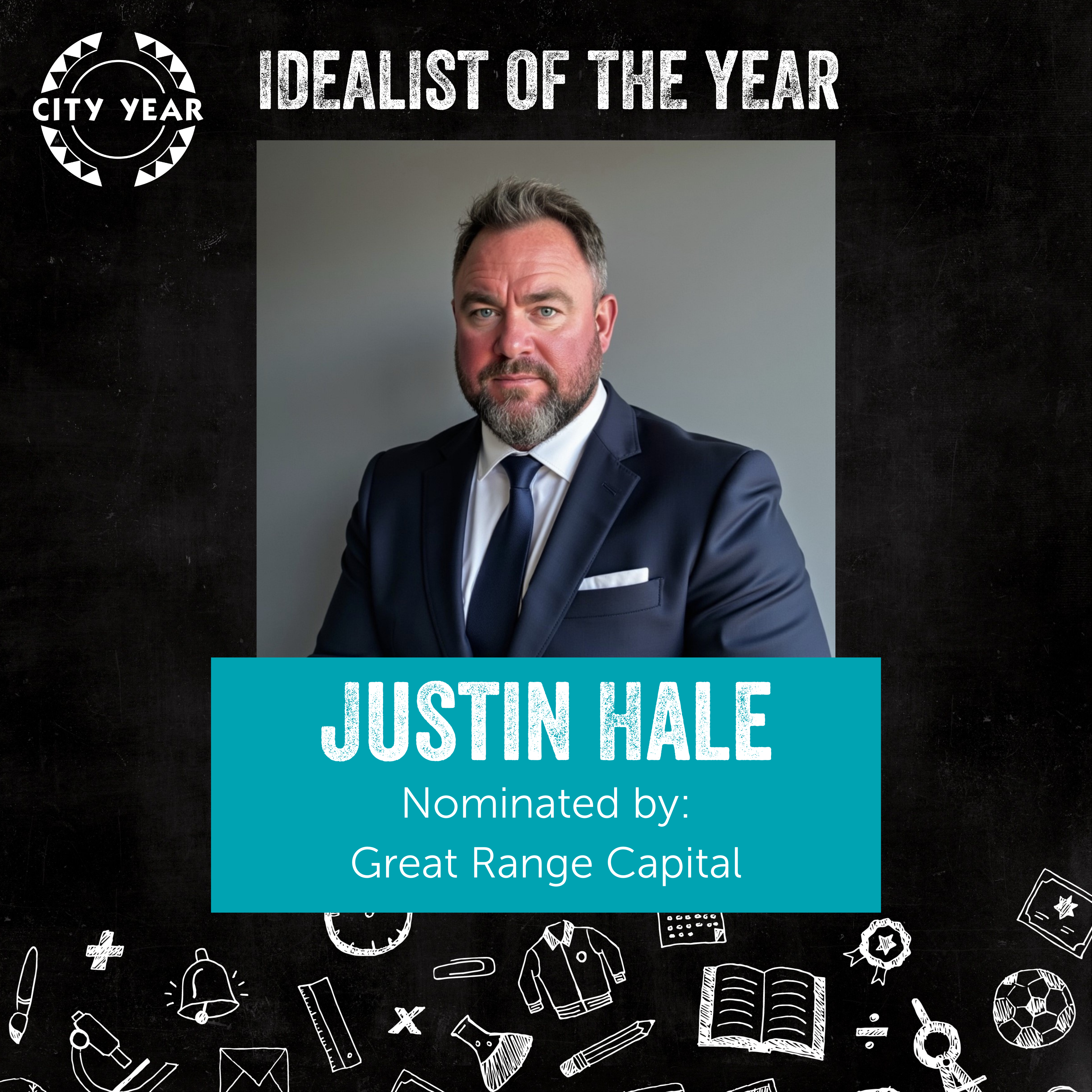 Justin Hale - City Year KC 2025 Idealist of the Year