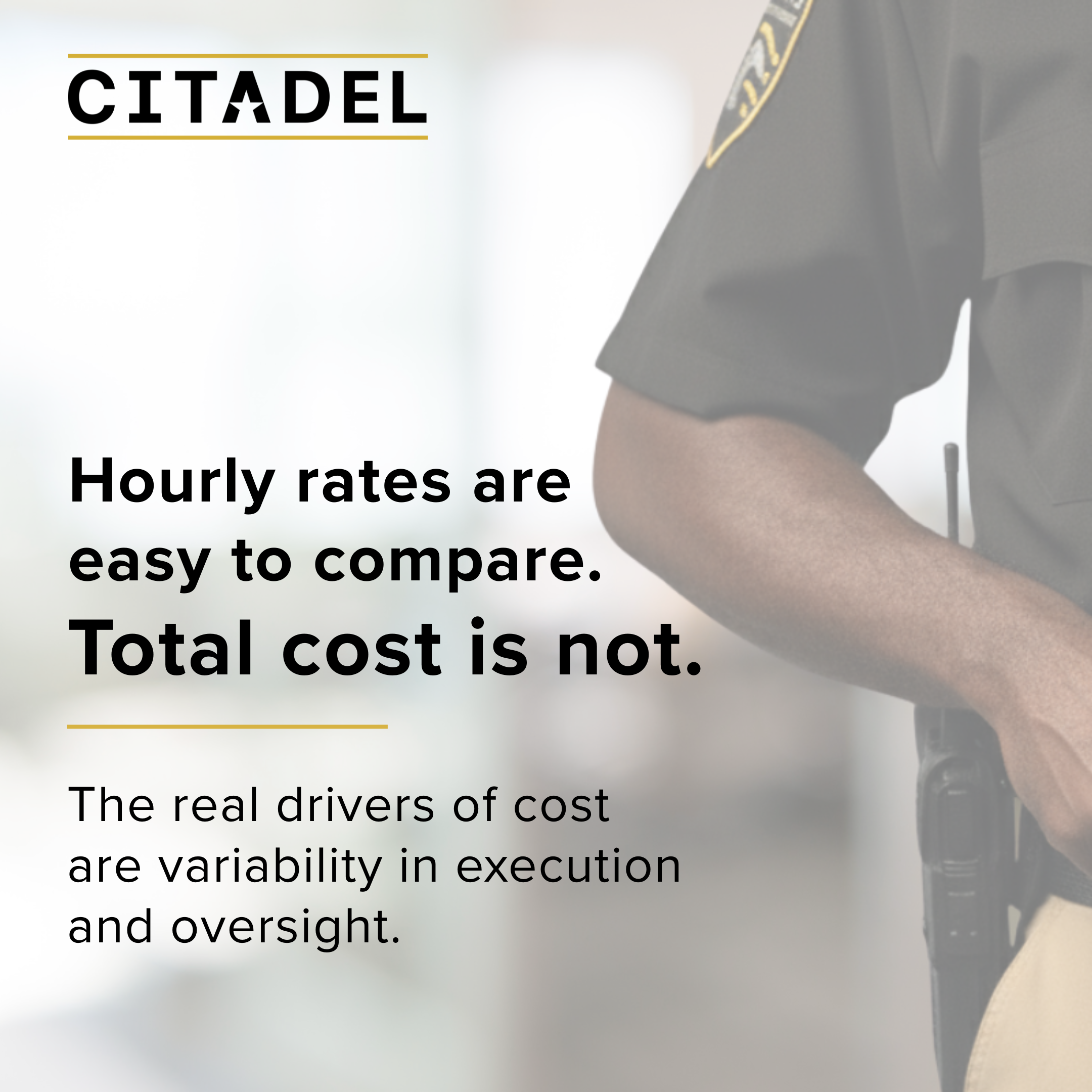 The True Cost of Security